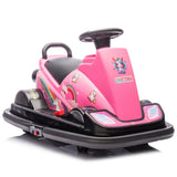 12V Kids Ride On Motor Bumper Car,integrating system,Rotate 360 degrees in place,Collision triggers W1396P178742