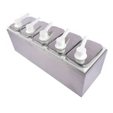 10L Stainless Steel Sauce Pump Dispenser Squeeze Condiment Dispensing Container Condiment Pump 64419830