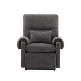 Glenn 30" Power Lift Assist Recliner Arm Chair Steel Gray Chenille B2719P328584