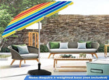 6.5 Feet Beach Umbrella - Multicolor 54266523