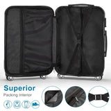 Vertical pattern four-in-one universal wheel with handle trolley case 16in 20in 24in 28in ABS 28403216