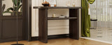 ZNTS TREXM Elegant Minimalist Console Table with Rounded Edges and Sturdy Shelf Design for Entryway, N715P195554P