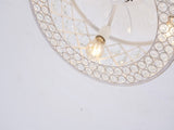 18.11' Flush Mount Ceiling with Light Kit, Crystal Ceilings with Remote Control,Chandelier W3596P462038