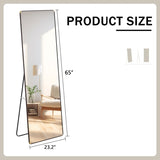 ZNTS The 4th generation floor standing full-length mirror. wall mirror, bathroom makeup mirror, bedroom W1151P154717
