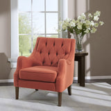 ZNTS Button Tufted Accent Chair B03548571