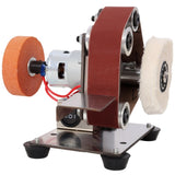 Mini Electric Belt-Sander Knife-Sharpener Sanding Machine 96W, Small Bench Grinder Kit 7 Speed W465P289771