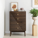 4 drawer dresser, modern wardrobe dresser chest of drawers, wooden cabinet, dresser W1706P318063