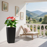 30 in Tall Large Flower Potser with Self-Watering Drainage Holes&Inner Trays Indoor Outdoor W3213P325511