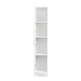 Freestanding Cabinet with Inadjustable Shelves and two Doors for Kitchen, Dining Room, White W33165045