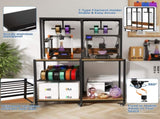 Double 3D Printer Stand with Filament Storage, Heavy-Duty Metal Frame Dual 3D Printer Table 30529476