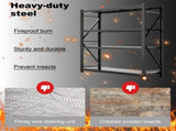 Heavy Duty Garage Shelving Units 64.5"H"67"W 21.6"D, 4-Tier Steel Adjustable Metal Storage 92709284