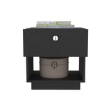 Nightstand Viliigili, One Drawer, Black Wengue Finish B092123121
