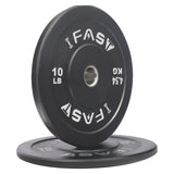 ZNTS Weight Plates, Rubber Bumper Plates, 2 Inch Steel Insert 10lb Bundle Options Available for Home Gym 72852729