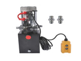 Single Acting 12 Volt 4 Quart Hydraulic Pump for Dump Trailers Quick Lifting 92648967