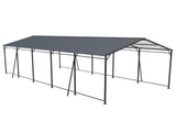 13*26.5 FT Carport, Heavy Duty Carport with Galvanized Steel Roof and Frame, Metal Carport Large W540P478289