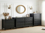 Black embossed P2 MDF particleboard with melamine veneer, framed, 60*40*70cm, 63460125