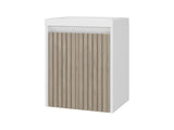 Bathroom Vanity Cabinet, 25.9" Height, 1 Door, Interior Storage - White B097P480477