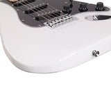 ZNTS GST Stylish Electric Guitar Kit with Black Pickguard White 03087416