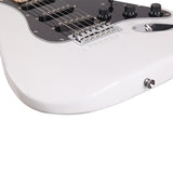 ZNTS ST Stylish Electric Guitar with Black Pickguard White 27265449