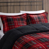 Full/Queen Plush to Sherpa Down Alternative Comforter Set B035100502