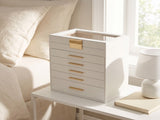 6-Layer Jewelry Organizer, Cloud White & Gold 28922859