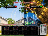 2 Pack Christmas LED Ball Lights, 12in & 16in RGB Light Balls with Remote Timer, 8 Modes & 8 74555864