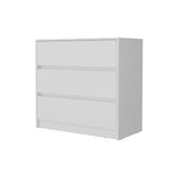 Avra 3 Drawer Dresser, Manufactured Wood Top and Front Chest of Drawers B128P148661