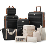 Hardshell ABS Luggage Set - Lightweight & Durable Suitcases with Dual Spinner Wheels, Carry-On & N730P262653B