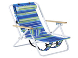 Folding Beach Chair Set of 2 for Adults, 4 Position Portable Backpack Foldable 48302190
