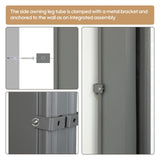 Retractable Side Screen Awning, UV Resistant, Waterproof, Patio Privacy Screen for Garden, Balcony, W419P286385