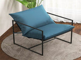 2 Pack Outdoor Leisure Chairs with Sling Seat & Soft Cushions, Rustproof Metal Frame 330 LBS 29248118