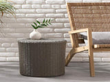 KINGSTOWN RD BARREL SIDE TABLE 52644.00GEY