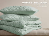 3-Piece Full/Queen Comforter Set,Sage B035P408221