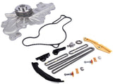 Water Pump Timing Chain Set AW6348 JL3Z6L266A AT4Z6K254A AT4Z6K297A AT4Z6K297B Fit for Ford Edge 15452640