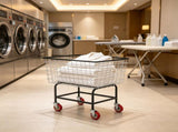 35''x15.7''x22'' Commercial Wire Laundry Basket Cart 61736373
