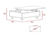 Tilton Rectangle Lift Top Coffee Table White Oak B06280628