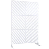 Outdoor & Indoor Privacy Metal Privacy 76" H48" W, Freestanding Decorative Privacy W465P193247