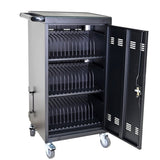 Mobile Charging Cart and Cabinet for Tablets Laptops 45-Device W1102137776