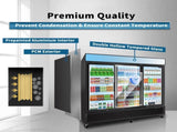 ORIKOOL Glass Door Merchandiser Refrigerator 70 Cu.ft Swing Door Commercial Display Refrigerators W2095126614
