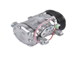 A/C Compressor with 6-Groove Pulley Replacement for Sanden SD7 Style Serpentine Belt Mini HC5005C 83040301