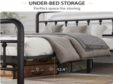 Metal Bed Frame,Queen Size Bed Frame with Headboard,Structurally Stable, Under Bed Storage,No Box W311P388953