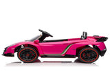 Lamborghini Poison Small Dual Drive 12V 4.5AH with 2.4G Remote Control Sports Car Pink 61417908