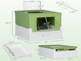 Fully Enclosed Cat Litter Box 88077855
