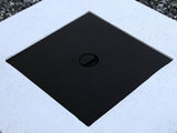 25" H Outdoor Patio Propane Gas Fire Pit Table - 50,000 BTU High-temperature-resistant carving W2691P231712