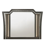 Kaitlyn Metallic Gray Finish Mirror W/Led B2726P261866