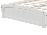 Twin size Platform Bed with Two Drawers, White WF194280AAK