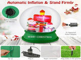 4 Feet Christmas Inflatable Snow Globe Christmas Decoration 81776409