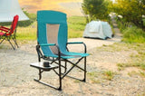 Camping Directors Chair, Heavy Duty,Oversized Portable Folding Chair with Side Table, Pocket for W640P224442