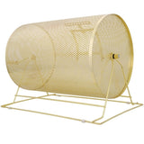 Raffle Drum,Holds 10000 Tickets or 300 Ping Pong Balls, Metal Lottery Spinning Drawing with Wooden W465P234498