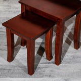3-Piece Nesting Table Set, Cherry B04660621